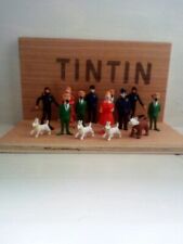 lot de 14 tintin esso 1973 +socle