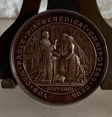 Rare médaille mariage - de,