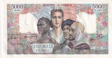 5000 Francs Empire Français -