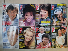 Lot de 8 télé 7 jours de