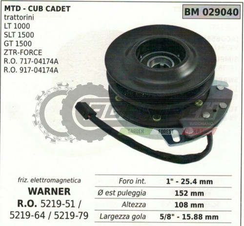 717 04174 embrayage warner - 717-04174,