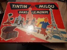 JEU DE SOCIETE / TINTIN ET MILOU DASN LE MONDE / LES JEUX MONTBRISON