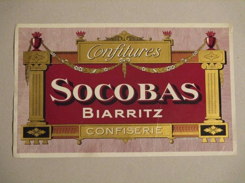 Affiche confiture biarritz - affiche,