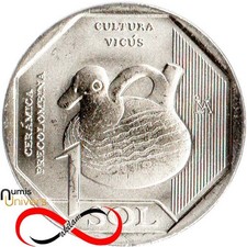 1 Sol Commémorative du Pérou 2025 UNC - La Culture Vicús