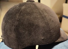 bombe équitation noire fouganza - taille moyenne femme