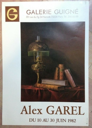 Alex garel 1982 affiche - garel,