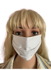 Garnier-Thiebaut Lot de 5 Masques Tissu Blanc Catégorie UNS2 Lavables 