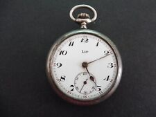 ANCIENNE MONTRE GOUSSET   LIP  ARGENT SANS VERRE - 60 GR . NE FONCTIONNE PAS!!