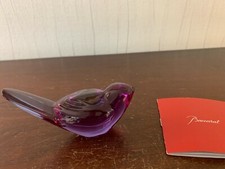 Presse papier moineau violet