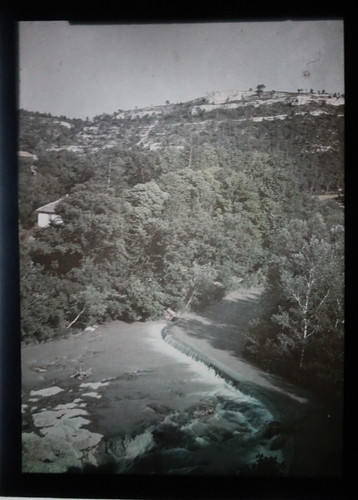 Autochrome paysage avec - autochrome,
