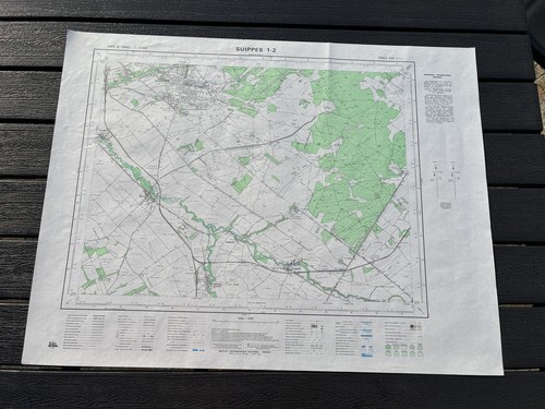 Carte ign suippes - ign, 1976