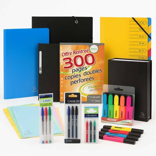 Pack fournitures scolaires