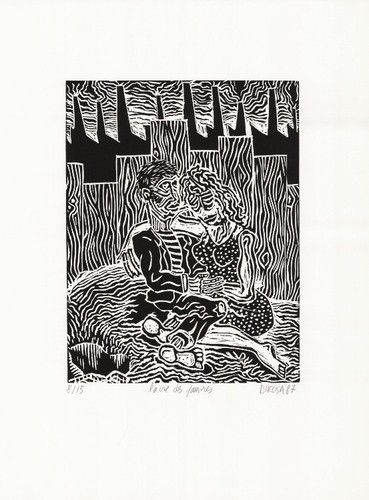 Hervé rosa estampe la - hervé, estampe,