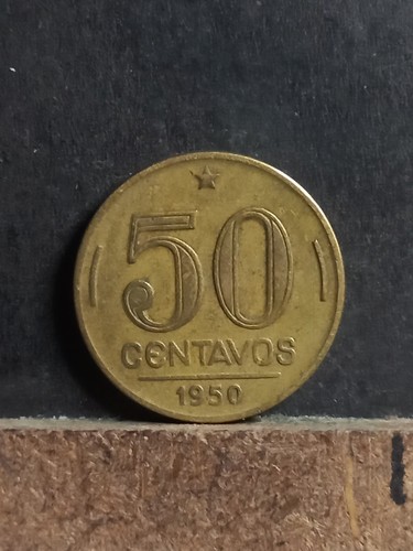 Pièce monnaie brésil 50 - monnaie,