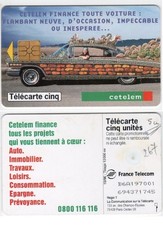 Gn267 TELECARTE AVEC SES 5 u