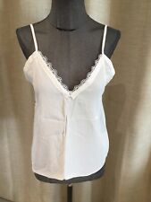 Très Beau Top 100% Soie Écru