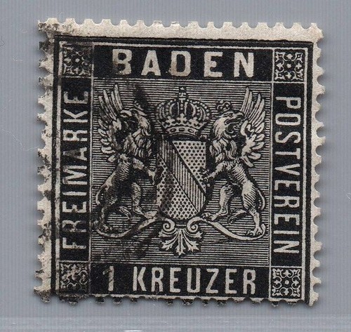 Baden michel oblitéré - baden,