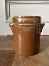 Petit Pot En Grès Vernissé 
