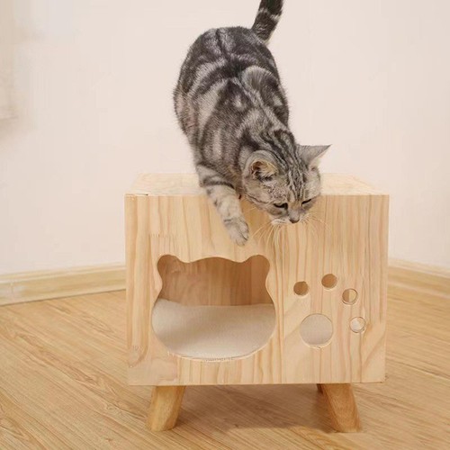 Niche surélevée pour chat