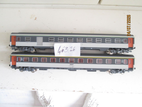 463 deux wagons corail - 463/26,