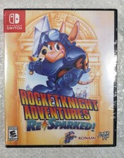 ROCKET KNIGHT ADVENTURES: RE-SPARKED - CLASSIC EDITION SWITCH USA NEW (DAMAGE BO