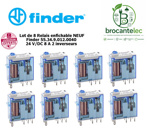 Lot relais finder - lot, 8