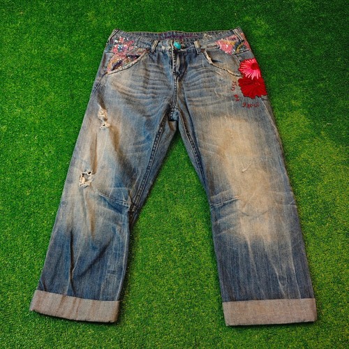 Jeans desigual capri pour - desigual,