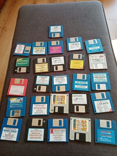Vintage lot disquettes - 26,