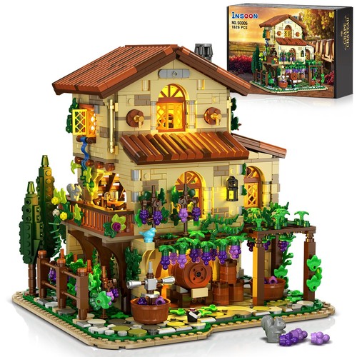 Winery chateau house - winery, building