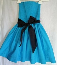 Robe Bustier HOLLISTER Bleu Turquoise