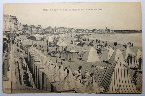 Carte postale ancienne sables - postale,