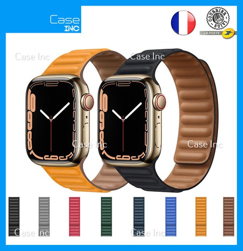 Bracelet cuir magnetique pour - cuir,
