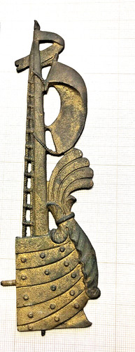 Fronton pediment bronze - , or