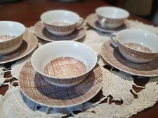 4 Tasses Et Sous-tasses Bernardaud D'après Clemmer 