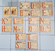 20 CARTES POSTALES L'ALPHABET
