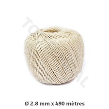 Ficelle naturelle en Sisal Ø