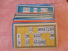 40 Anciens cartons de LOTO