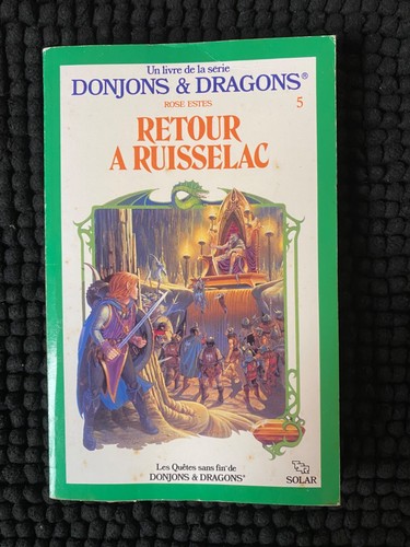 Livre donjons dragons retour - donjons,