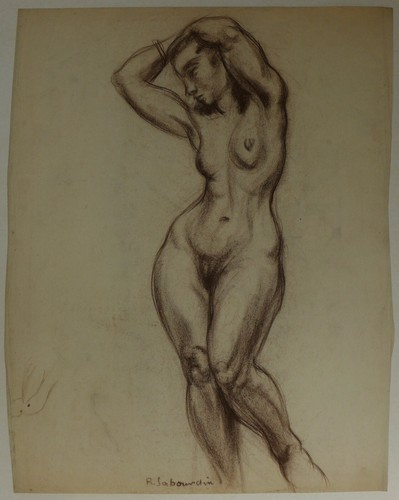 Raoul sabourdin etude de nu - sabourdin,
