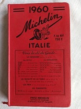 Guide MICHELIN rouge Italie 1960 : Etat quasi d'origine