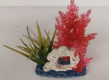 LOT DE DECOR AQUARIUM PLANTE PONT EPAVE