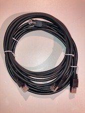 Lot de 2 câbles RJ45  2,5m noir sans marquage *000202