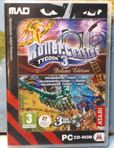 Jeu roller coaster tycoon 3 - jeu,