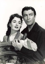 PHOTO PRESSE TÉLÉ FR3 CINEMA FILM LA PERLE NOIRE ROBERT TAYLOR A.BLYTH