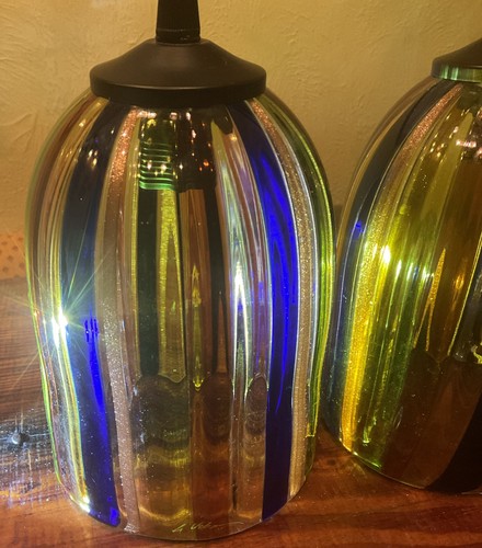 Murano oggetti lamp signed - murano,