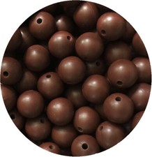 10 Perle Silicone 9mm Couleur