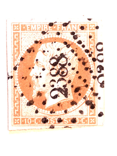 1860 timbre france napoléon - timbre,