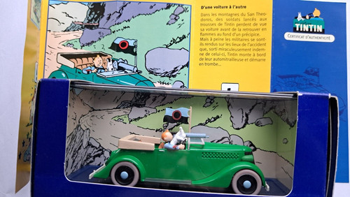 Voiture tintin 43e - voiture, la