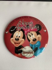 Badge Button Happy Anniversary Where Dreams Come True Disneyland Resort 