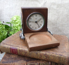 HORLOGE RÉVEIL DE VOYAGE UTI DATÉ 1947 PARIS FRANCE